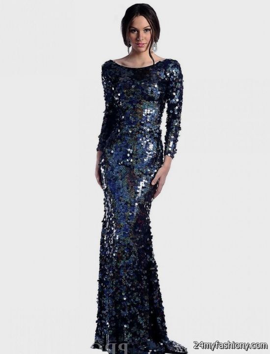Long Backless Sequin Dress And How To Look Good 2017-2018