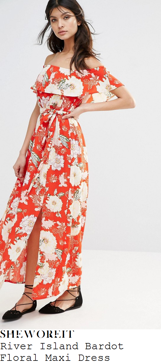 River Island Bardot Maxi Dress & Spring Style