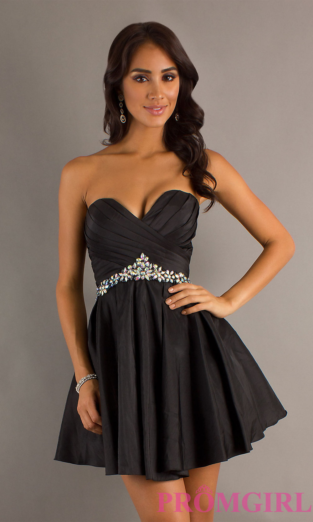 Strapless Black Bridesmaid Dress - Perfect Choices