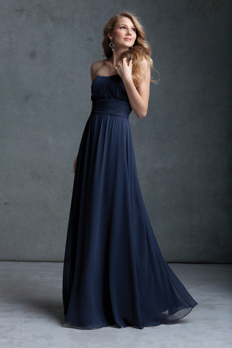 Strapless Black Bridesmaid Dress - Perfect Choices