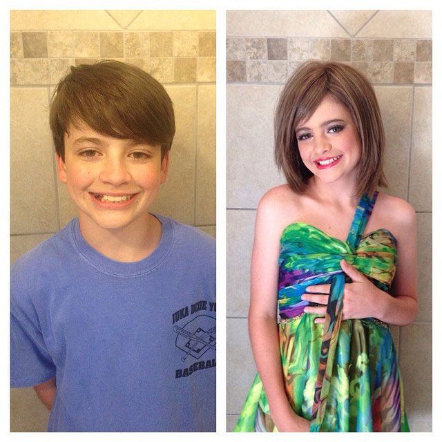 A Boy Dressed As A Girl - Help You Stand Out