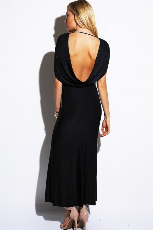 Backless Black Evening Gown : How To Get Attention