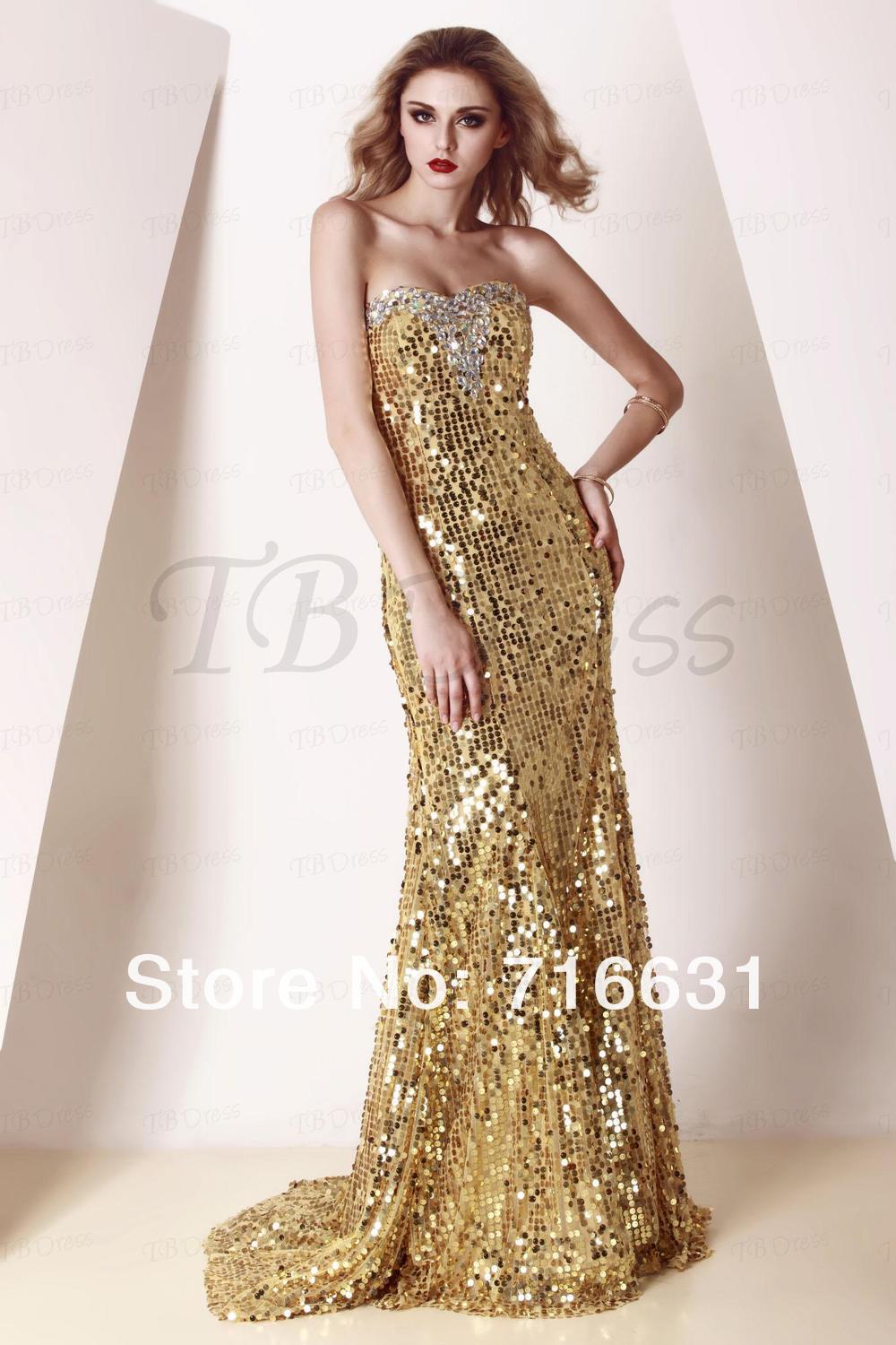 Black And Gold Metallic Dress - Make Your Evening Special
