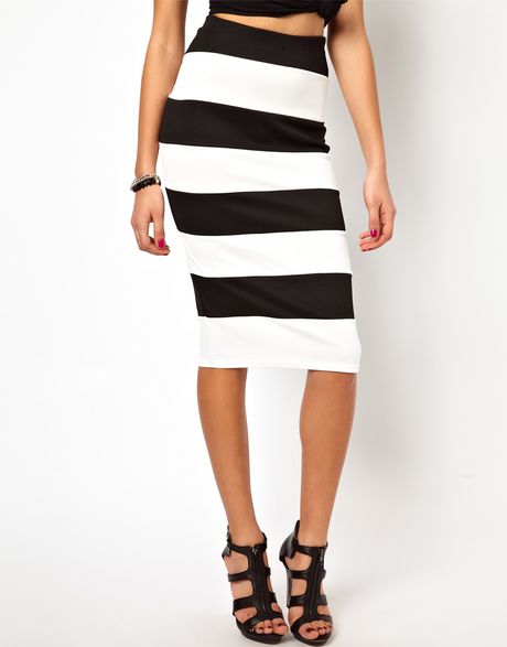 Black And White Striped Shirt Dress River Island & Fashion Show Collection