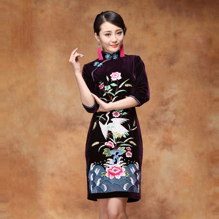 Black Crane Floral Dress : Always In Fashion For All Occasions