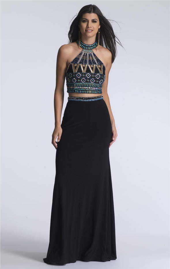 Black Two Piece Dress Prom & Be Beautiful And Chic