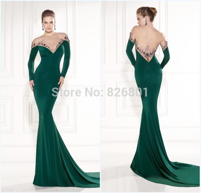 Emerald Mermaid Prom Dress And How To Look Good 2017-2018