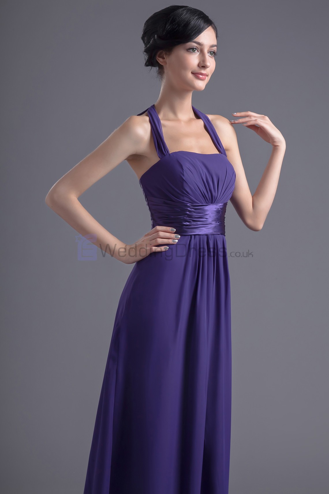 Halter Neck Floor Length Dress : Review Clothing Brand