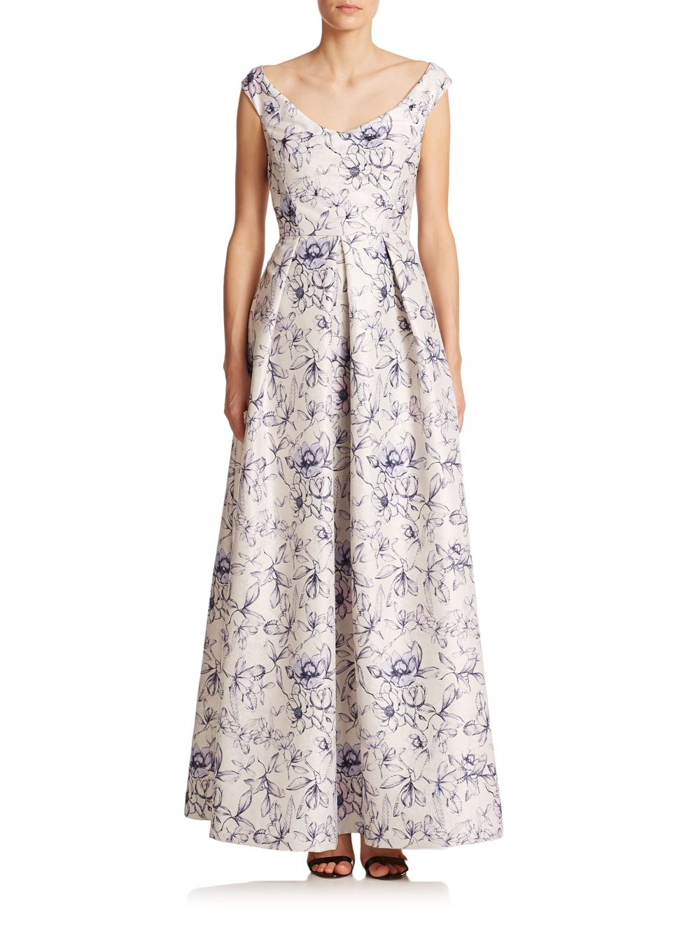 Lilac Off Shoulder Dress - Make Your Evening Special