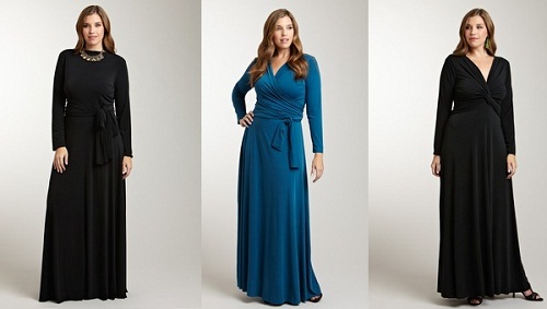 Long Sleeve Fitted Dress Plus Size : Make You Look Like A Princess