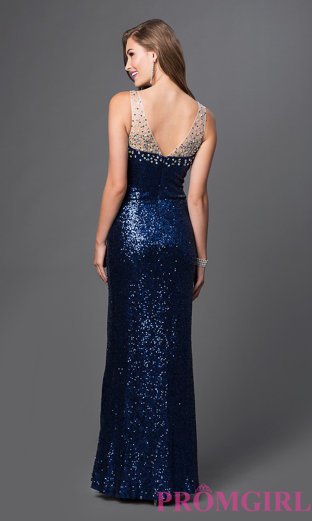 Navy Sequin Prom Dress And Always In Vogue 2017