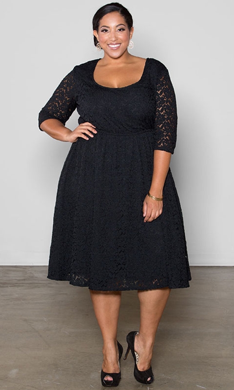 Plus Size Lace Dress With Jacket & Always In Style 2017-2018
