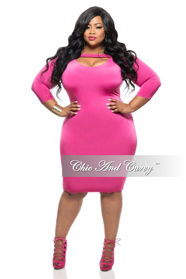 Plus Size Pink Bodycon Dress & Fashion Week Collections