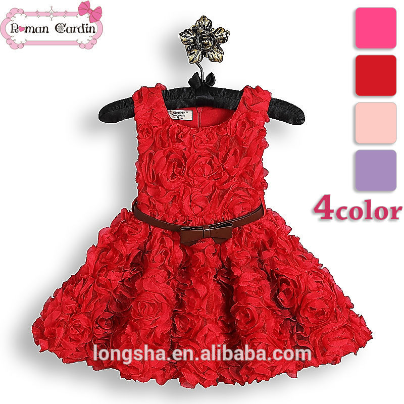 Red And Black Baby Dress - Spring Style