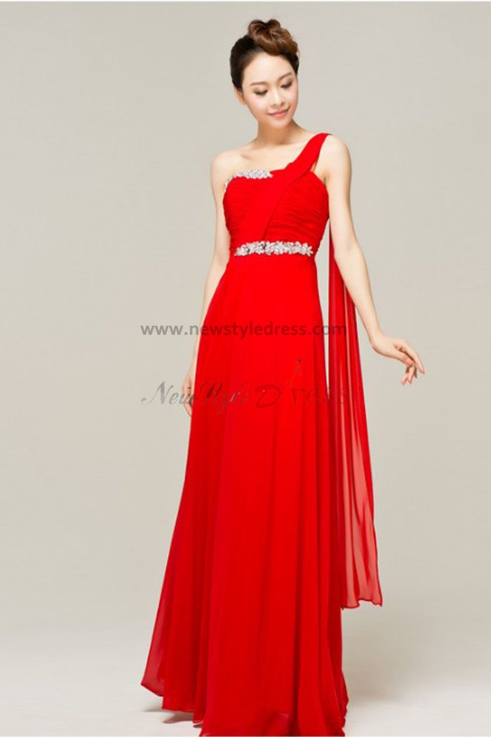 Red Dress Floor Length - Make You Look Thinner