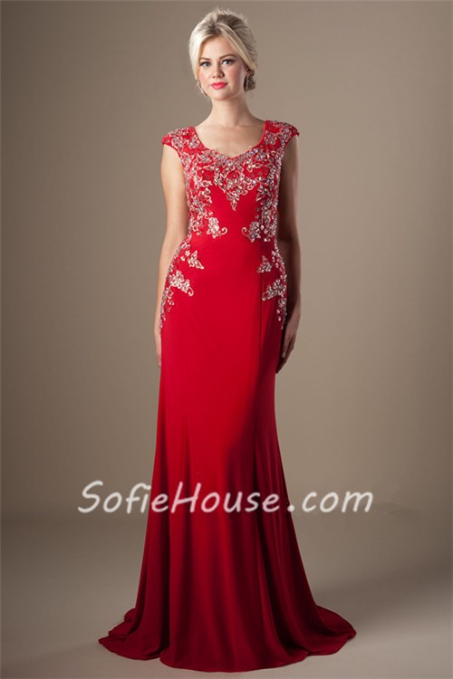 Red Fitted Long Dress & Simple Guide To Choosing