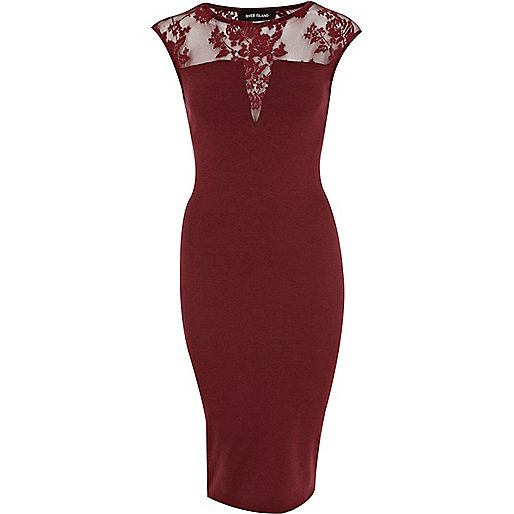 River Island Red Bodycon Dress & Details 2017-2018