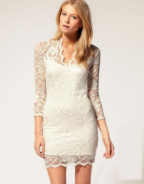 White Short Dress Lace And How To Look Good 2017-2018